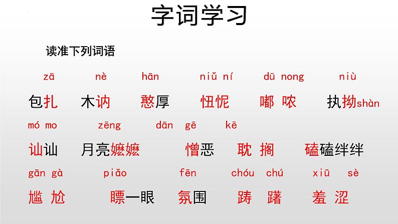 2022-2023学年统编版高中语文必修上册3.1《百合花》课件23张第5页