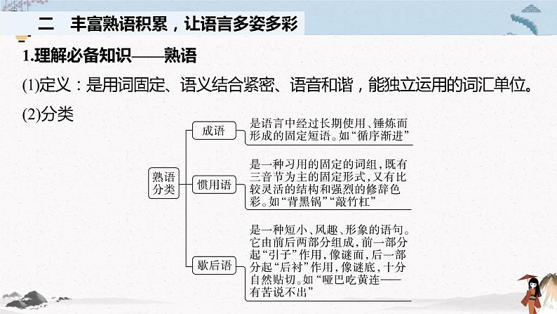 人教统编版高中语文必修 上册 第八单元第1课时 《丰富词语积累》 课件+教案06