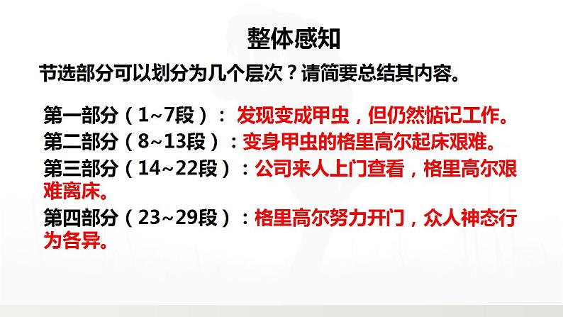 2021-2022学年统编版高中语文必修下册14-2《变形记》课件21张第6页