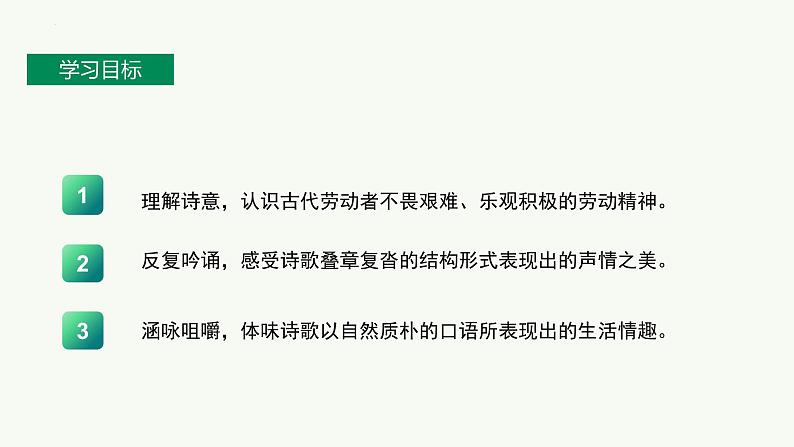 2022-2023学年统编版高中语文必修上册6《芣苢》《插秧歌》对比阅读 课件48张第7页