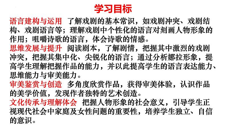 2022-2023学年统编版高中语文选择性必修中册12《玩偶之家（节选）》课件26张第3页