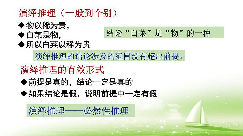 2022—2023学年统编版高中语文选择性必修上册《运用有效的推理形式》课件50张08