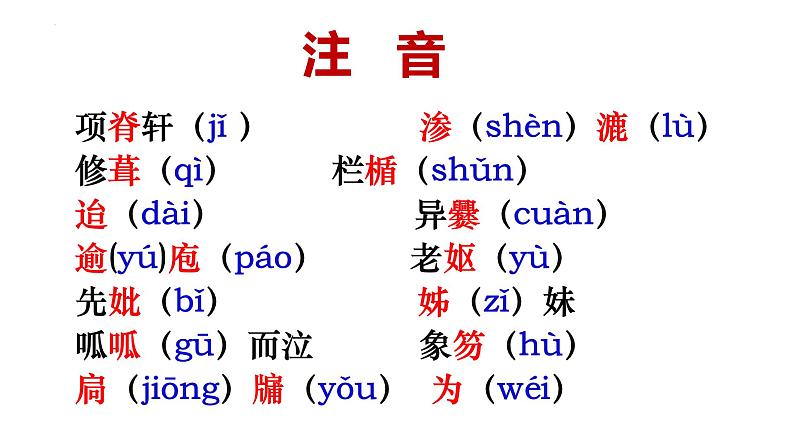 2021-2022学年高中语文统编版选择性必修下册9.2《项脊轩志》课件35张第5页