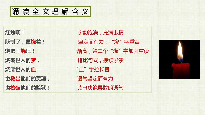 2022-2023学年统编版高中语文必修上册2.2《红烛》课件20张第7页