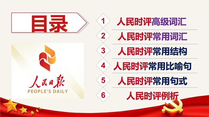 高考语文复习-- 跟着《人民日报》学作文（丰富语言）课件第2页