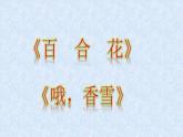 2022-2023学年高中语文统编版必修上册3.《哦，香雪》《百合花》课件43张