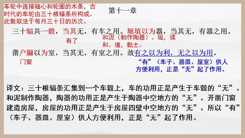 2022-2023学年统编版高中语文选择性必修上册6-1《老子》四章 课件21张第6页