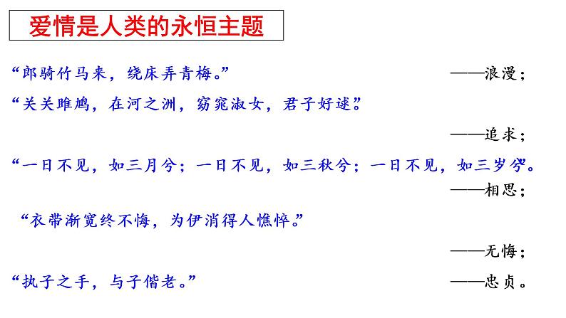 2021-2022学年统编版高中语文选择性必修下册1.1《氓》课件第3页