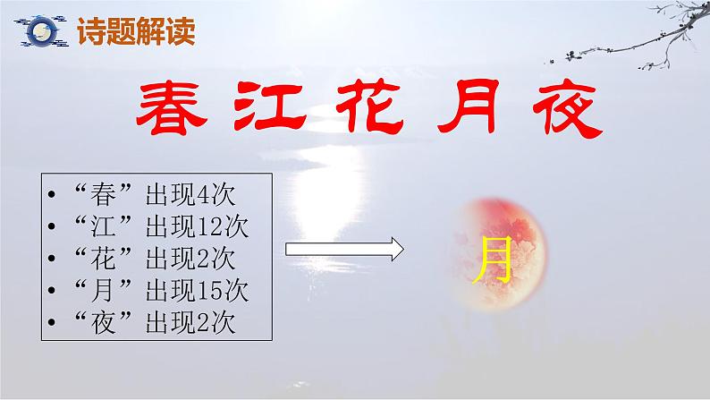 2022-2023学年统编版高中语文选择性必修上册古诗词诵读《春江花月夜》课件第7页