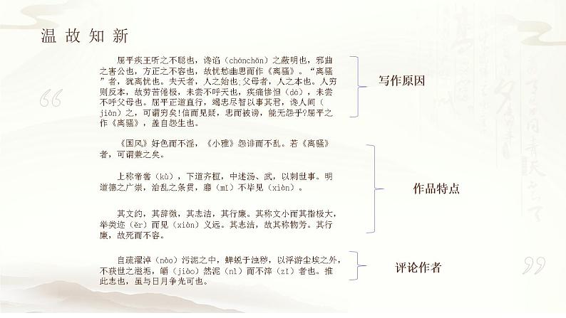 2021—2022学年统编版高中语文选择性必修下册1-2《离骚（节选）》课件第3页