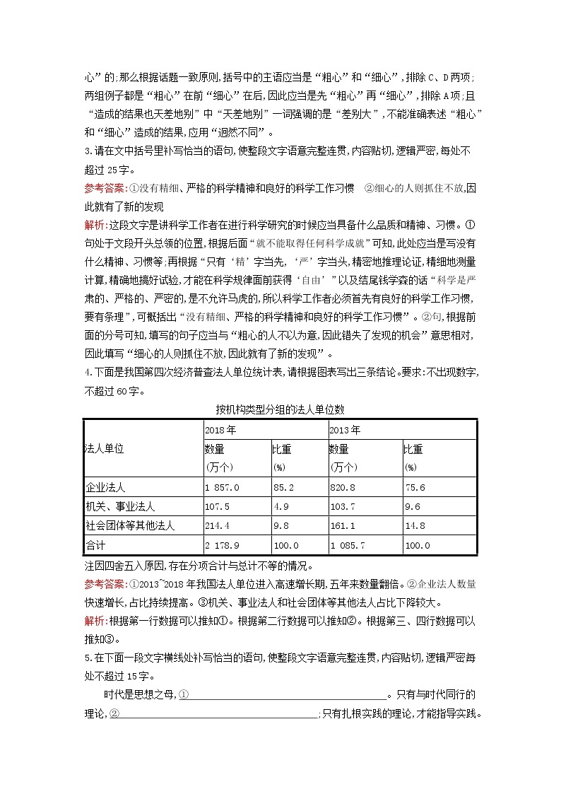 2022秋新教材高中语文第一单元2.2人的正确思想是从哪里来的课后习题部编版选择性必修中册02