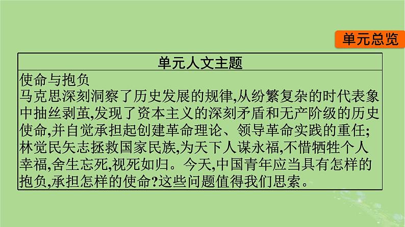 2022秋高中语文第五单元10在人民报创刊纪念会上的演说在马克思墓前的讲话课件部编版必修下册第1页