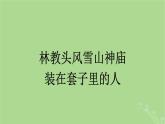 2022秋高中语文第六单元13林教头风雪山神庙装在套子里的人课件部编版必修下册