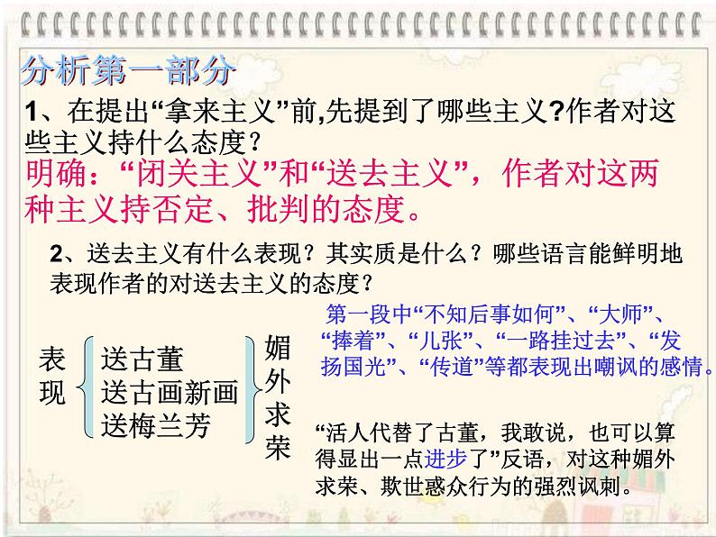 2022-2023学年统编版高中语文必修上册12.《拿来主义》课件第7页