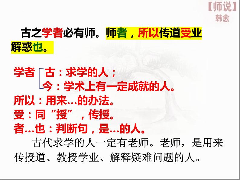 2022-2023学年统编版高中语文必修上册10.2《师说》课件第5页