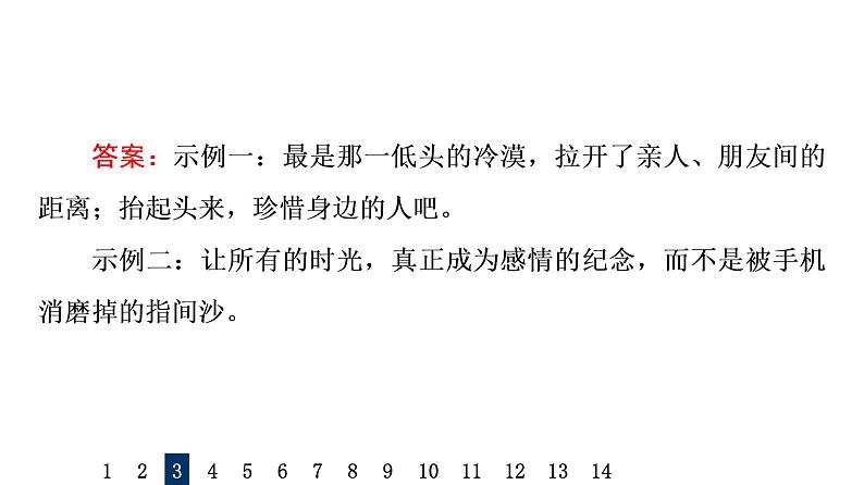 人教版高考语文一轮总复习专题质量评价18习题课件第7页