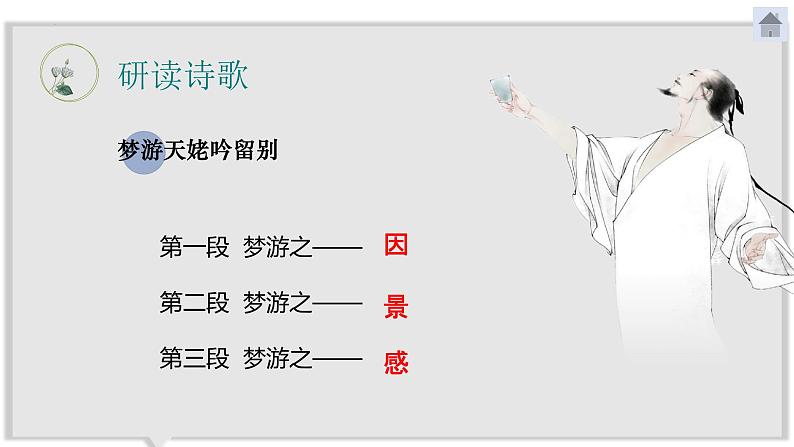 2022-2023学年统编版高中语文必修上册8-1《梦游天姥吟留别 》课件第8页