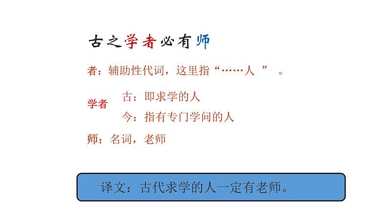 2022-2023学年统编版高中语文必修上册10.2《师说》课件08