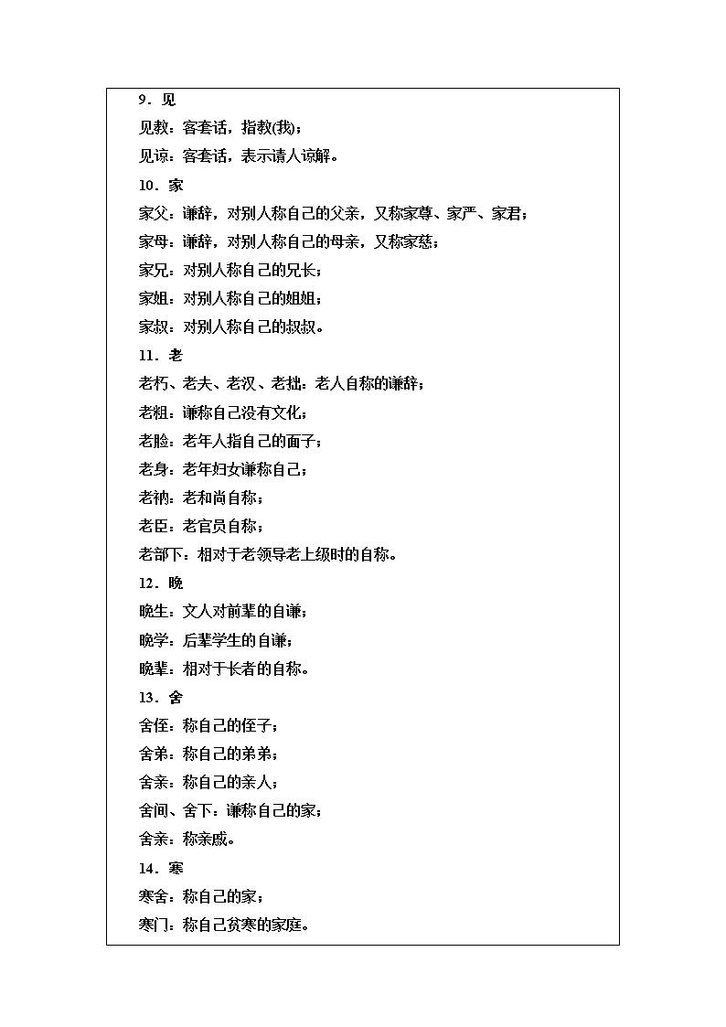 人教版高考语文二轮总复习第4部分专题7语言得体课时学案第3页