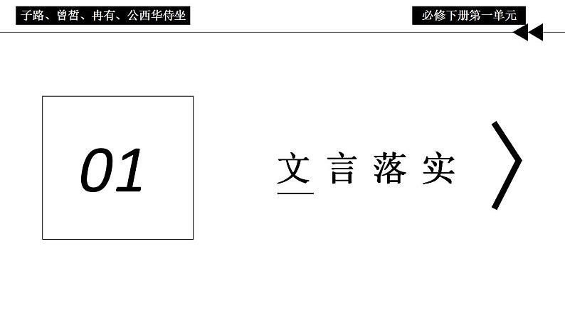 2021-2022学年统编版高中语文必修下册1.1《子路、曾皙、冉有、公西华侍坐》课件第6页