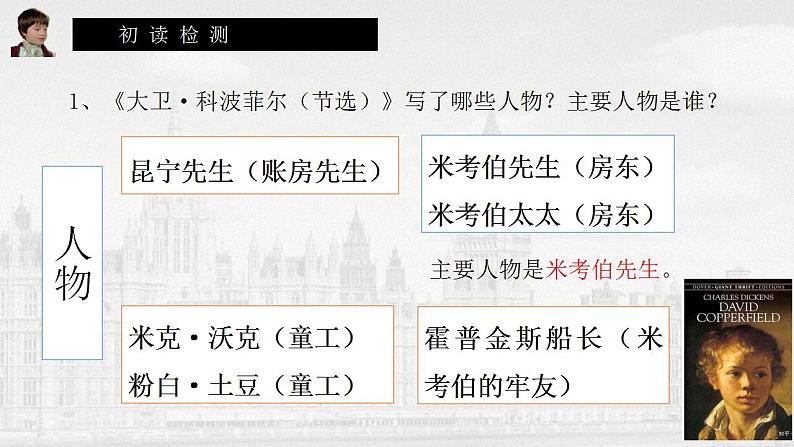 2022-2023学年统编版高中语文选择性必修上册8.《大卫·科波菲尔（节选）》课件第6页