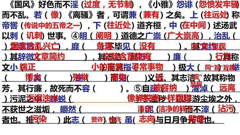 2022-2023学年统编版高中语文选择性必修中册9《屈原列传》课件第6页