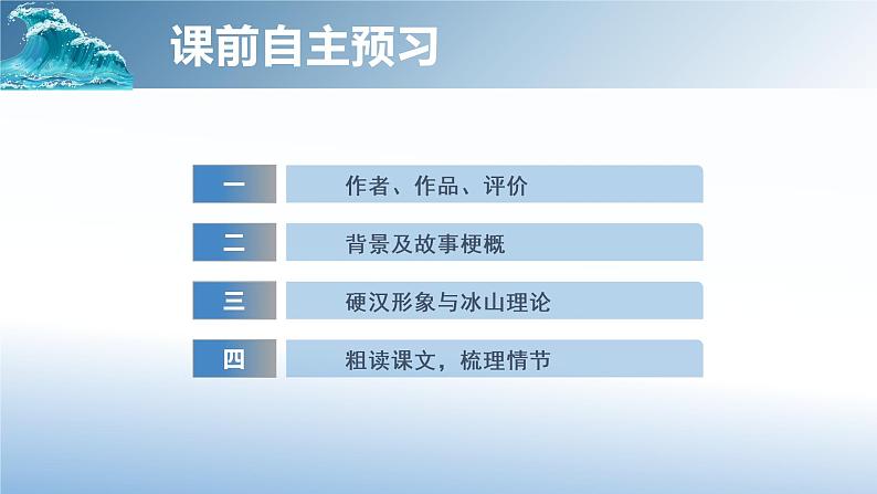 2022-2023学年统编版高中语文选择性必修上册10《老人与海》课件02