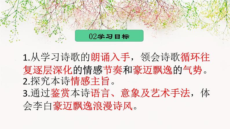 2021-2022学年统编版高中语文选择性必修下册3.1《蜀道难》课件第5页