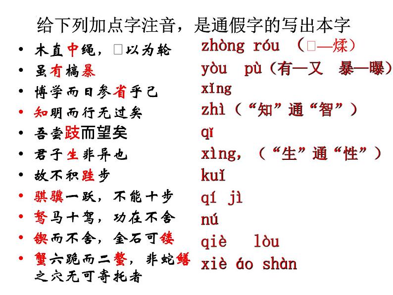 2022-2023学年统编版高中语文必修上册10.1《劝学》课件第6页