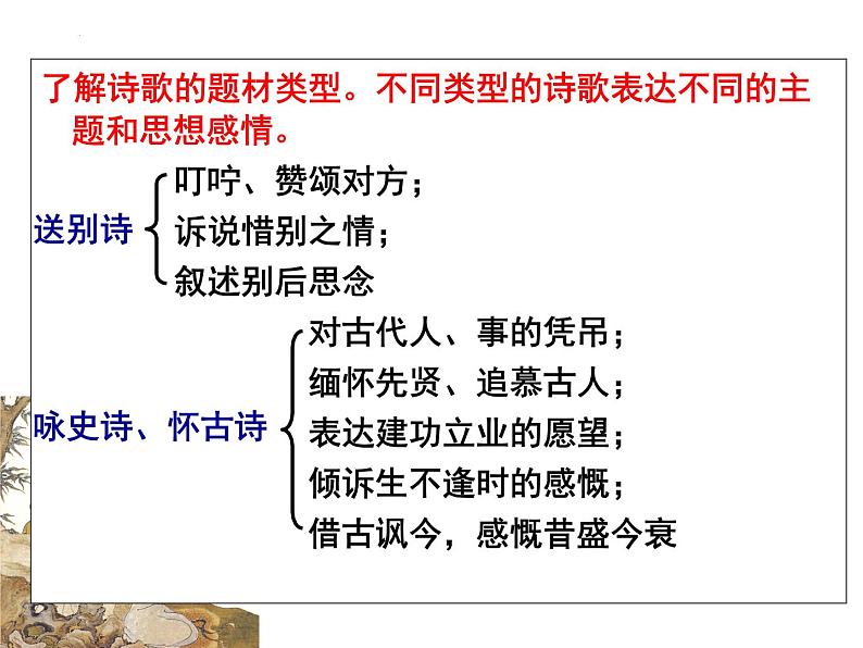 2023届高考语文复习-诗歌类别及思想情感 课件第5页