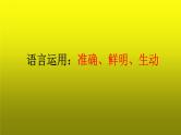 2023届高考专题复习：语言运用之准确、鲜明、生动 课件
