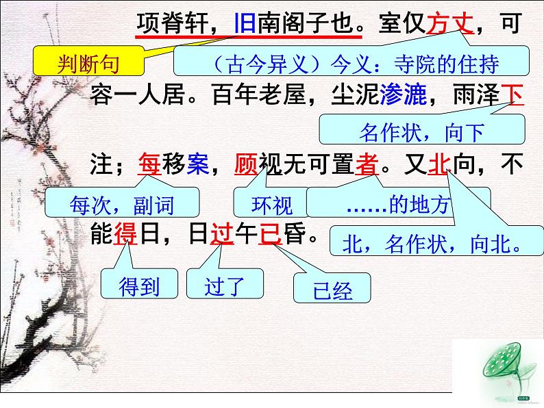 统编版选择性必修下册9.2《项脊轩志》课件08