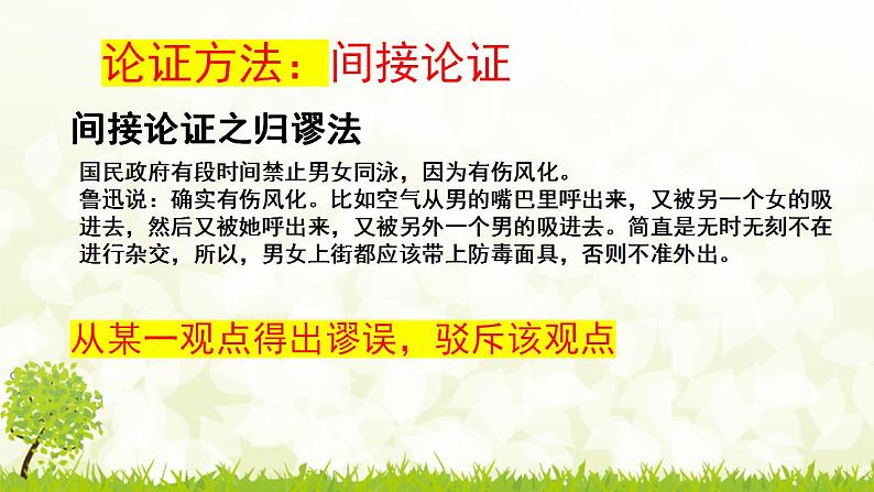 2022-2023学年统编版高中语文选择性必修上册三《采用合理的论证方法》课件08