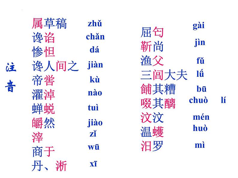 9《屈原列传》课件 2022-2023学年统编版高中语文选择性必修中册第3页