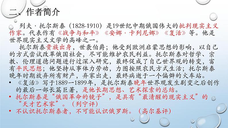 9《复活（节选）》课件 2022-2023学年统编版高中语文选择性必修上册03