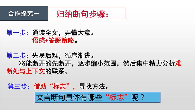 2023届高考语文复习：高中语文文言断句技巧 课件第8页