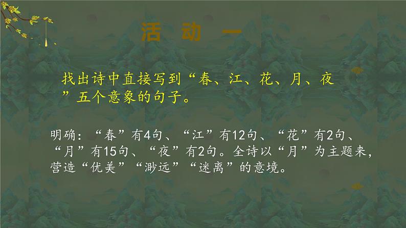 2022-2023学年统编版高中语文选择性必修上册古诗词诵读《春江花月夜》课件第5页