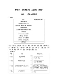 (新高考)高考语文二轮复习第2部分 教材文言文复习 课时23　《谏逐客书》《与妻书》《促织》 (含详解)