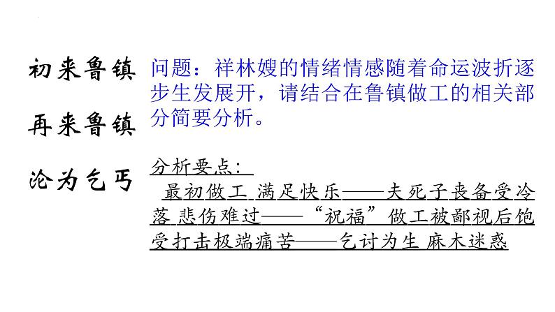 2023届高考专题复习：新高考小说情节考法探究  课件第8页