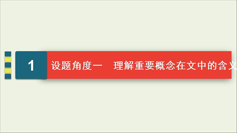 (新高考)高考语文一轮复习课件3.2.1《概念理解与信息筛选》(含详解)04