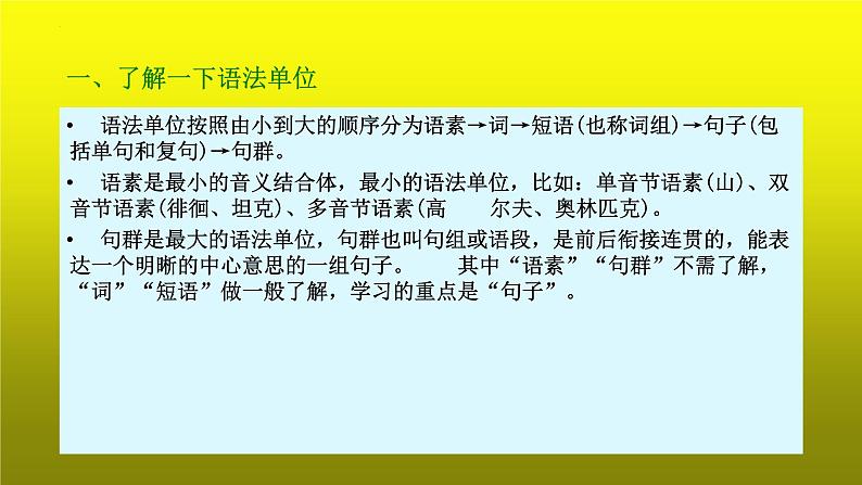 2023届高考语文复习：病句辨析之了解一些语法知识 课件第5页