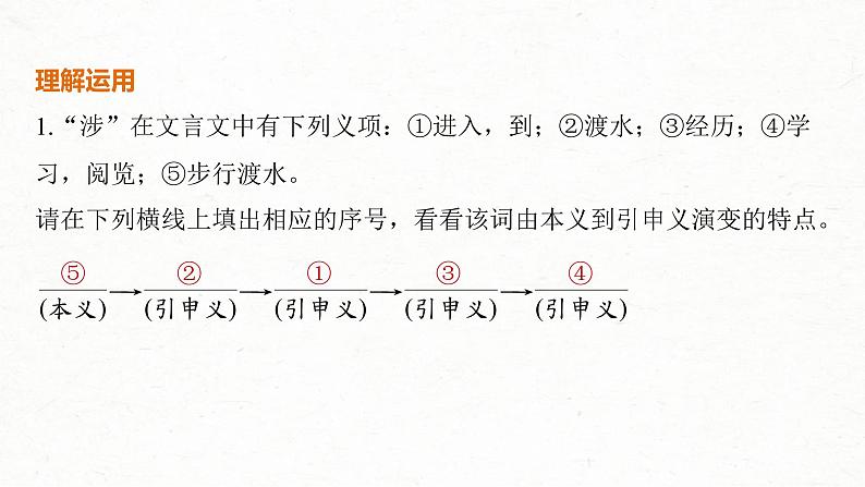 (全国版)高考语文一轮复习课件第2部分 专题10 Ⅲ 核心突破 突破一 勤于积累，善于推断，精解实词含义 (含详解)第7页