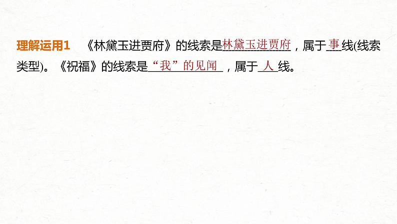 (全国版)高考语文一轮复习课件第3部分 专题15 Ⅲ 核心突破 突破一 梳理脉络，扣住技巧，精准分析情节艺术 (含详解)第6页