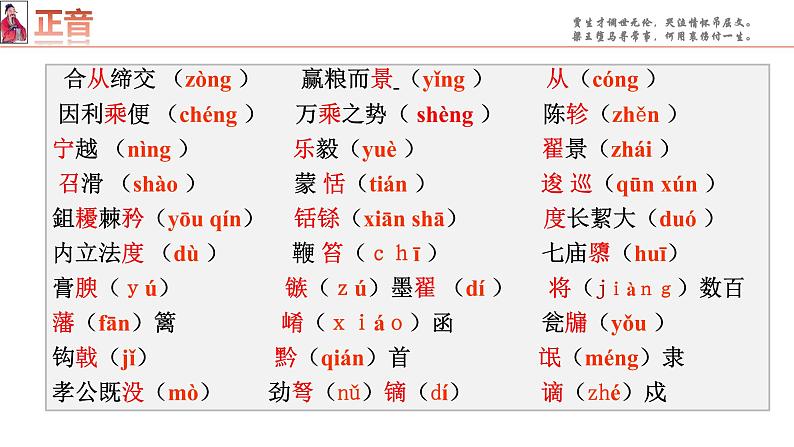 2022-2023学年统编版高中语文选择性必修中册11.1《过秦论》课件第7页