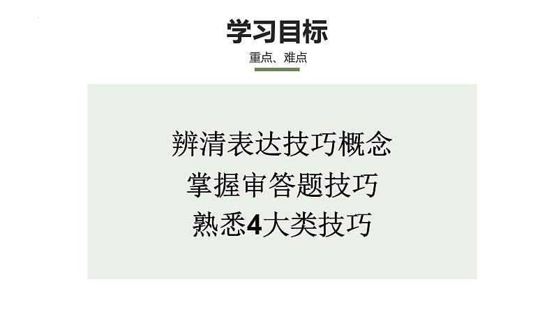 2023届高考专题专题复习：（二）古代诗歌的表达技巧 课件第3页