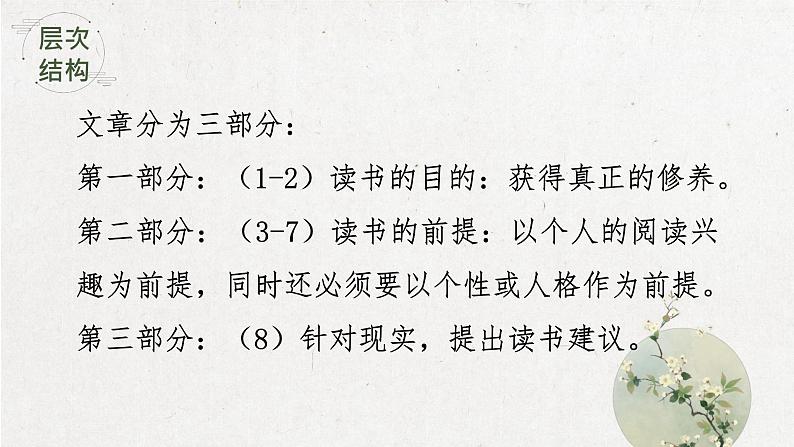 2022-2023学年统编版高中语文必修上册13.1《读书：目的和前提》课件08