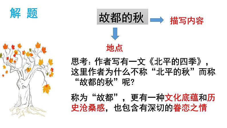 2022-2023学年统编版高中语文必修上册14-1《故都的秋》课件第6页