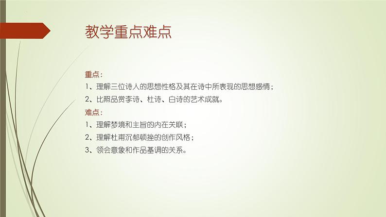 2022-2023学年统编版高中语文必修上册8.《梦游天姥吟留别》《登高》《琵琶行（并序）》群文阅读  课件03