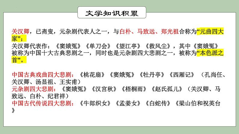 文学常识（非文言古诗词）复习课件2021-2022学年统编版高中语文必修下册第4页