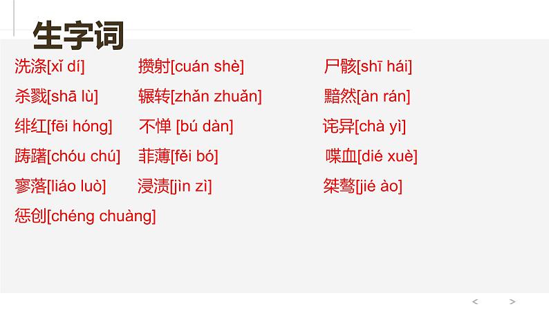 2022—2023学年统编版高中语文选择性必修中册6.1《记念刘和珍君》课件第7页